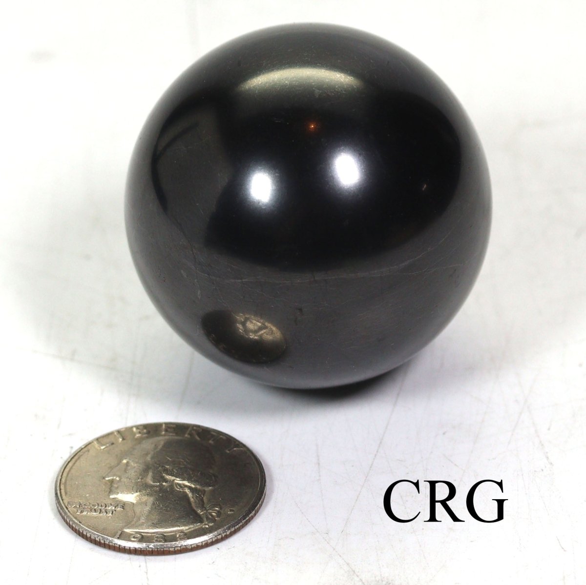 Shungite Polished Sphere 40mm (1 Piece)