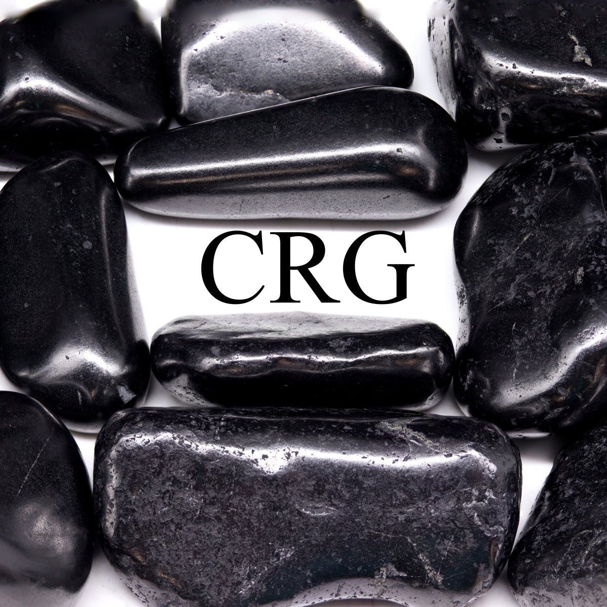 Shungite Tumbled Polished Crystals (1 Pound) Size 1.5 to 2.5 Inches Wholesale Lot