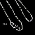 Silver Chain Necklace (18 Inches) (1 Piece) (INJD)