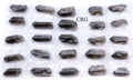 Smoky Quartz Crystal Points Large Sheet (25 Pieces) Size 4 to 6 cm Bulk Wholesale Lot