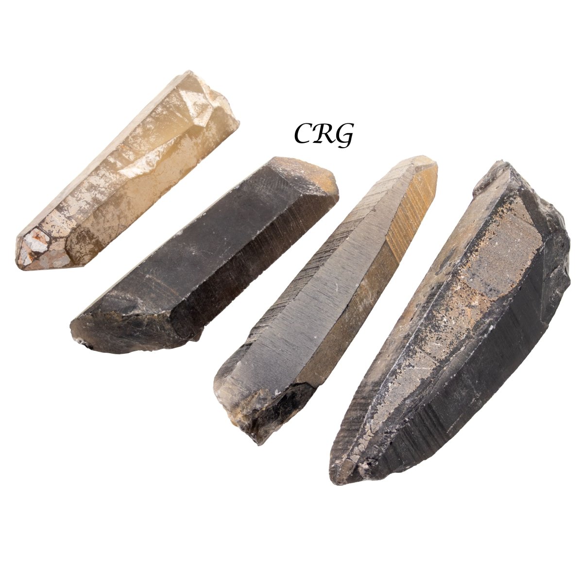 Smoky Quartz Points B-Grade (1 Kilogram) Size 2 to 5 Inches Bulk Wholesale Lot Crystals