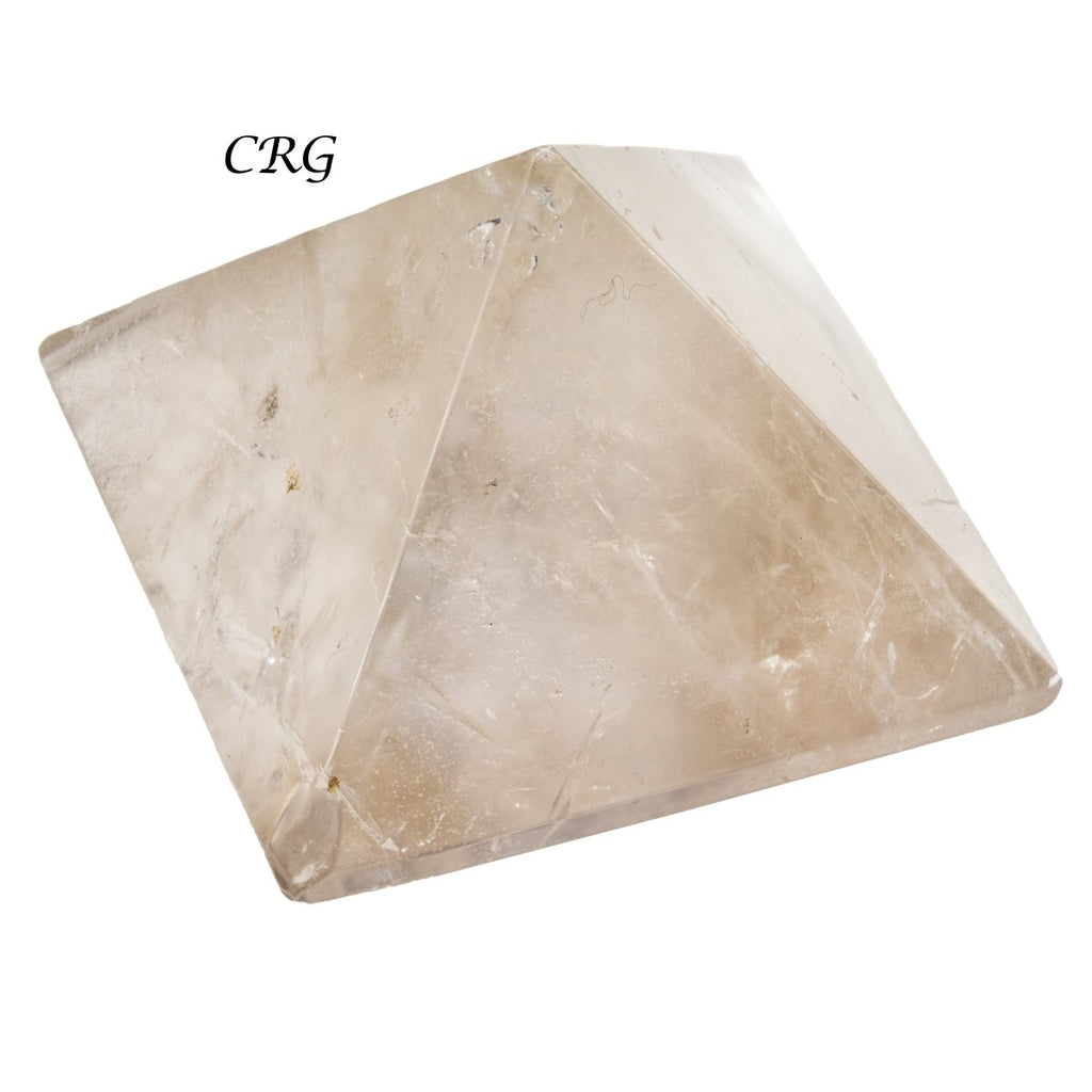 Smoky Quartz Pyramid (1 Piece) Size 40 mm 4-Sided Crystal Gemstone Decor