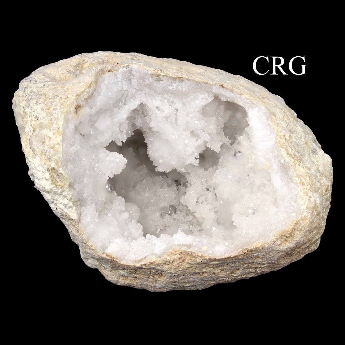 Snow Quartz Geode Halves (Matching Pair) / 2.5"-3.5" avg.