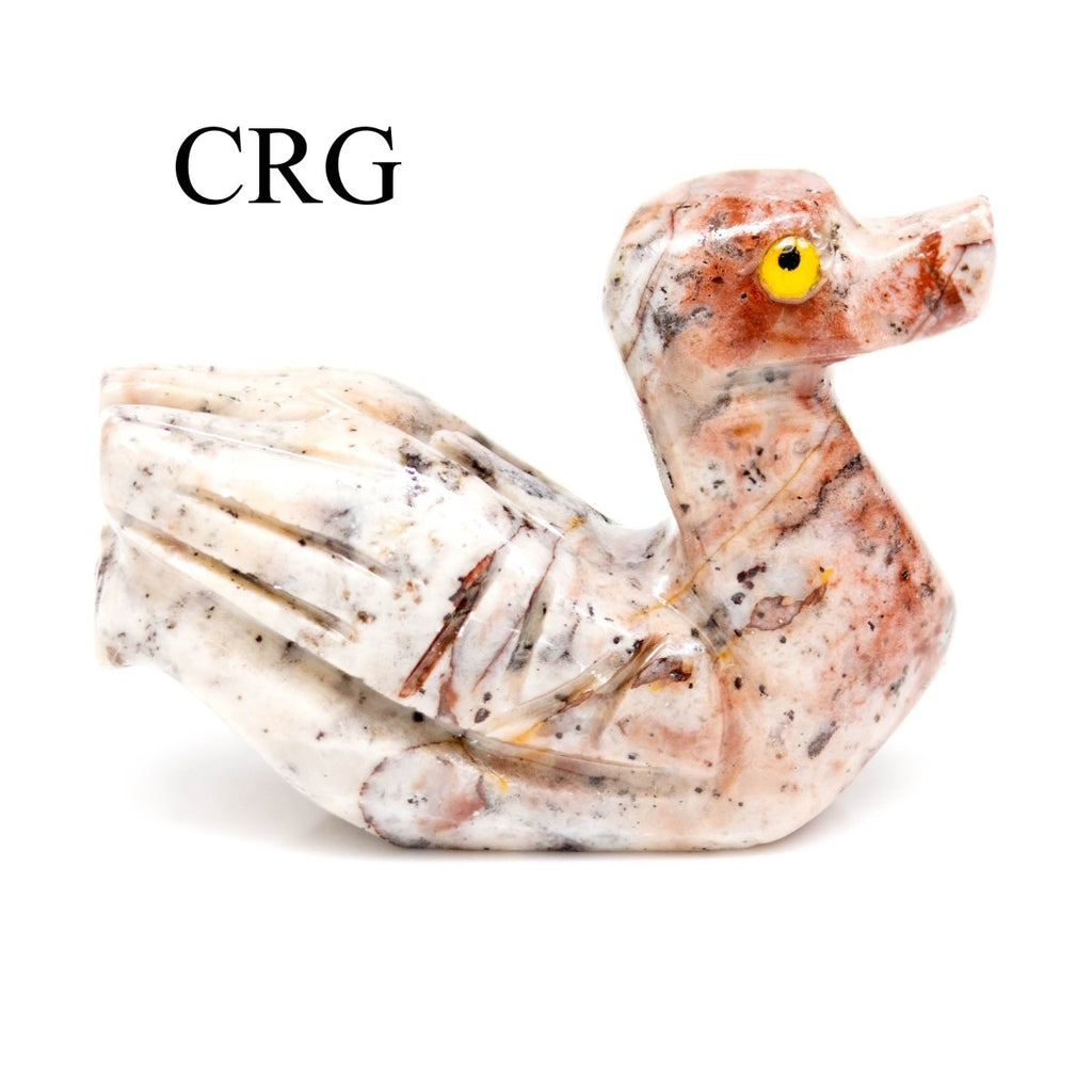 Soapstone Ducks (10 Pieces) Size 1.5 Inches Crystal Gemstone Animal Carvings