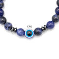 Sodalite Eye Bracelet (1 Piece) Size 8 mm Crystal Bead Stretch Jewelry