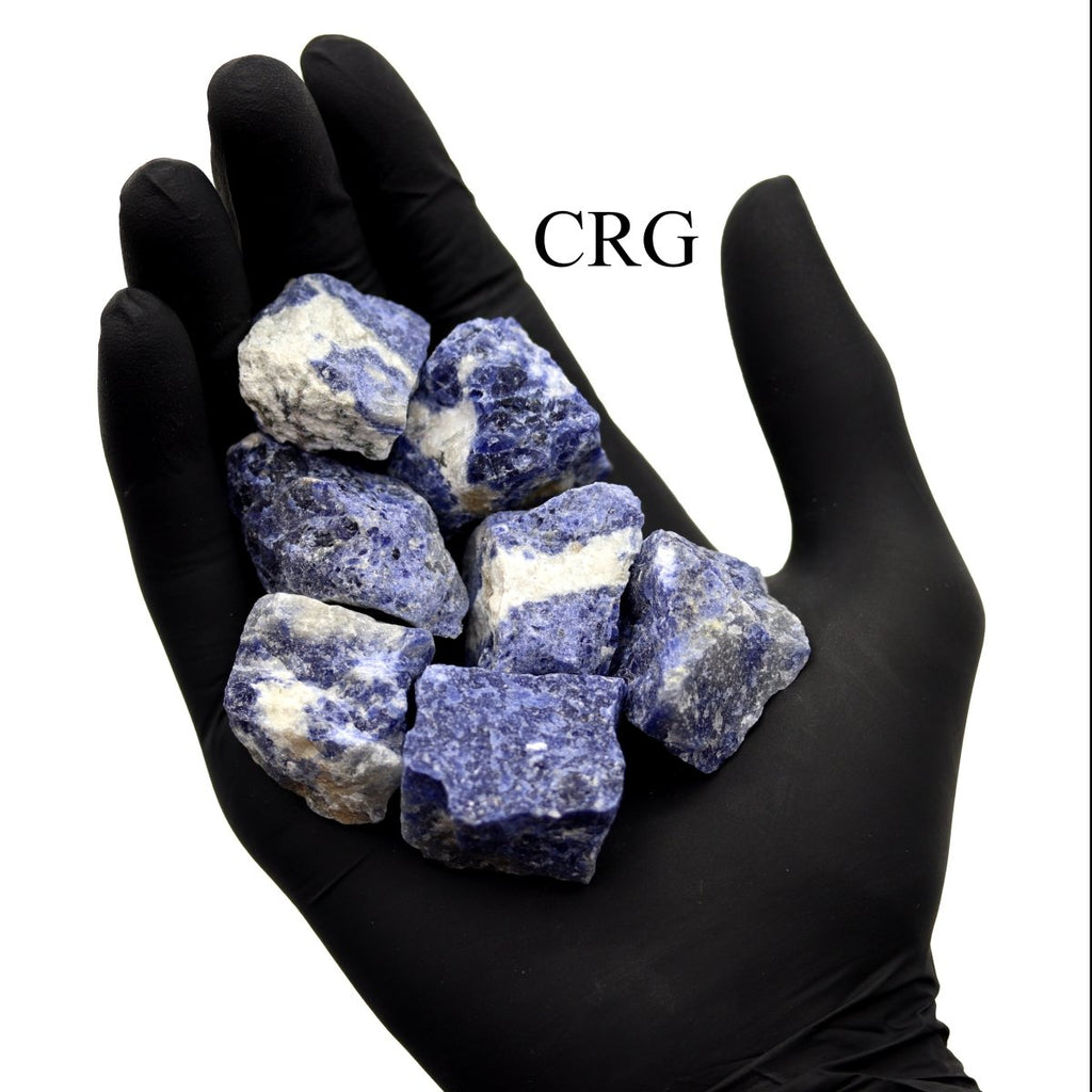 Sodalite Rough Wholesale Flat (24 Pieces) Size 1.2 to 1.5 Inches Raw Rock Crystal Flat