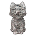 Sodalite Syenite Dog Gemstone (1 Piece) Size 6 Inches UV Reactive Crystal Animal Carving