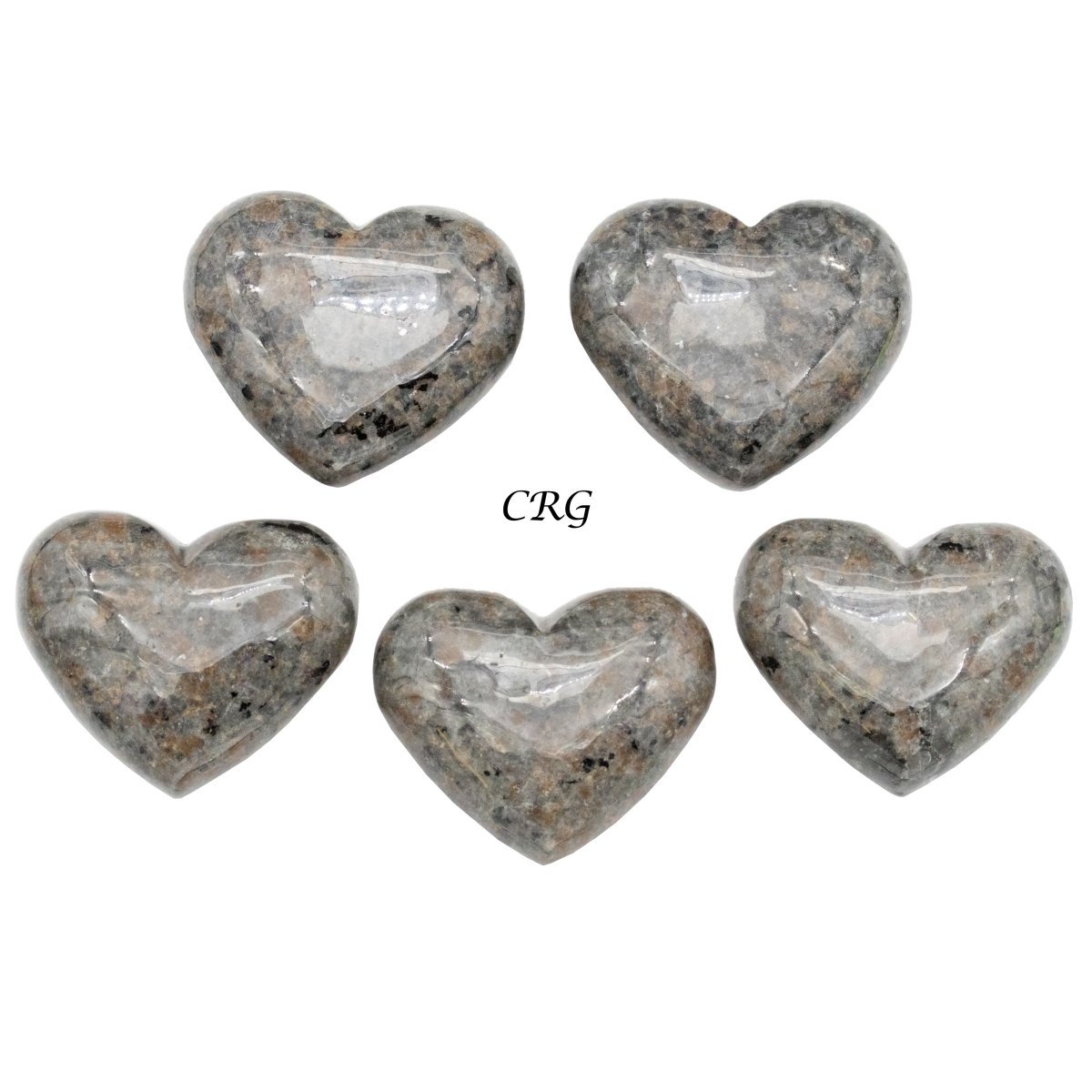 Sodalite Syenite Hearts (1 Pound) Size 1.5 Inches Crystal Gemstone Shapes