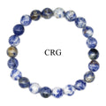 Sodalite Round Bead Stretch Bracelet (8 mm) (1 Piece)