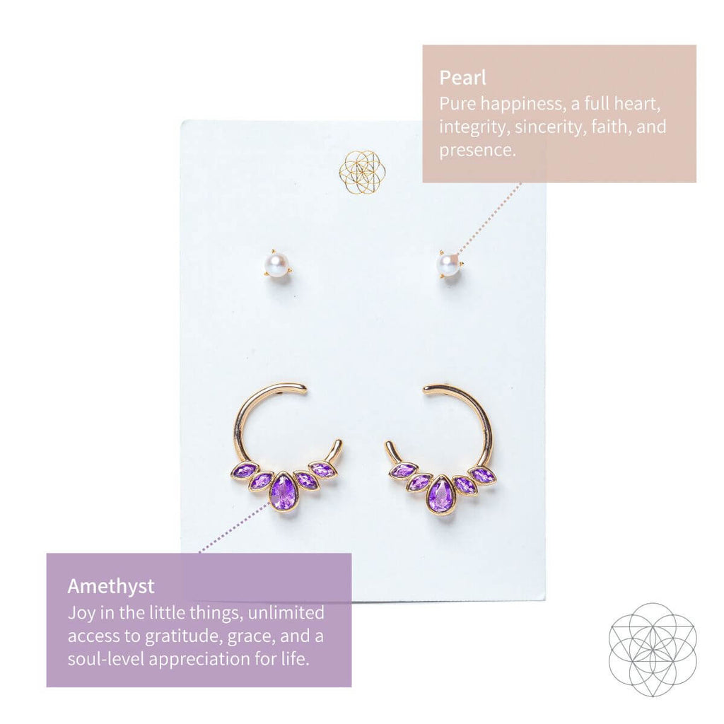 Soulful Celebration - Earrings of Joy (2 sets)