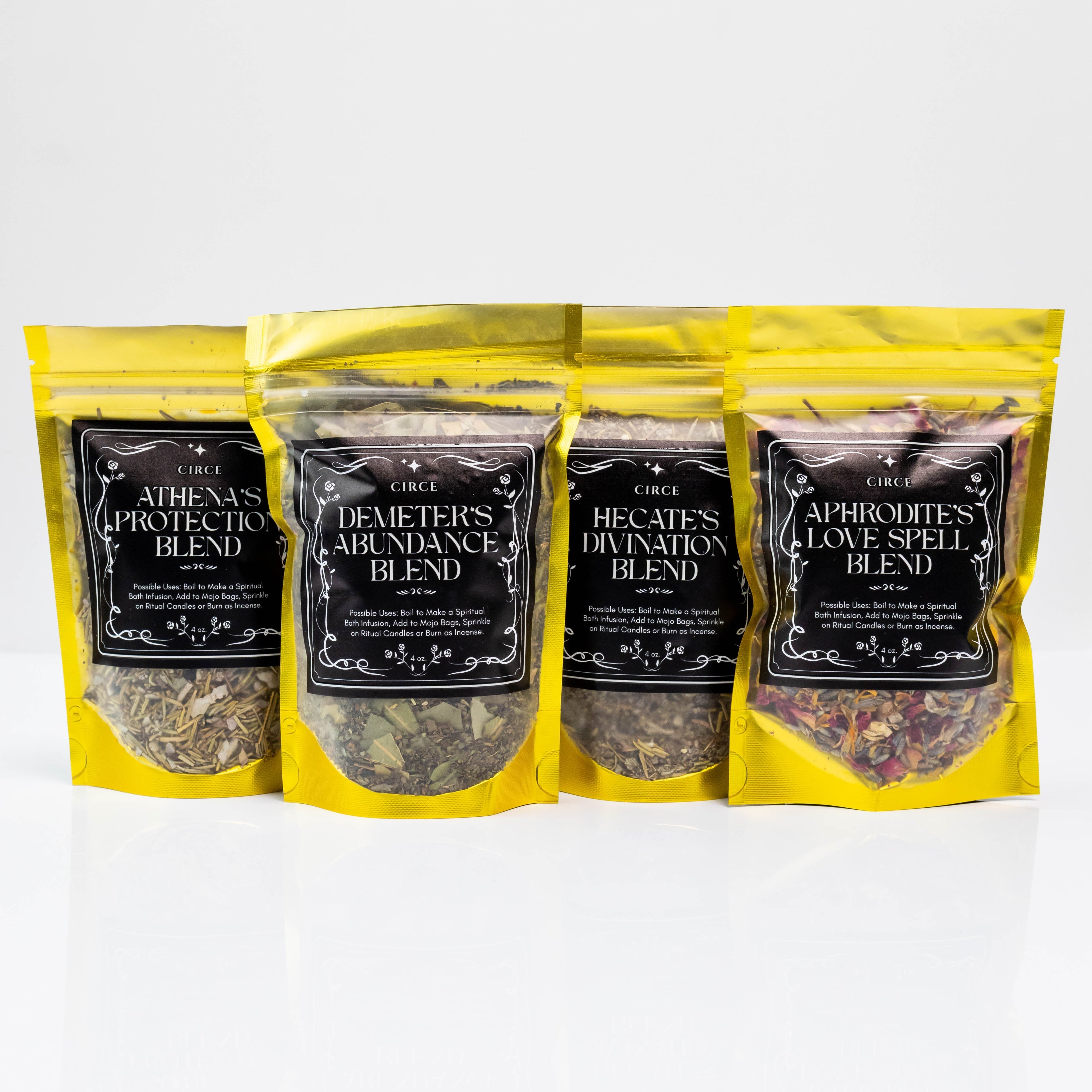 Herbal Ritual Blend – Four Intention Herbs for Cleansing, Love & Prosperity