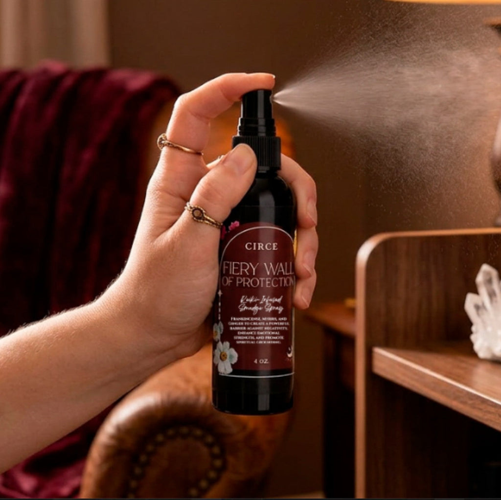 Fiery Wall  Of Protection Smudge Spray — Room & Body Mist