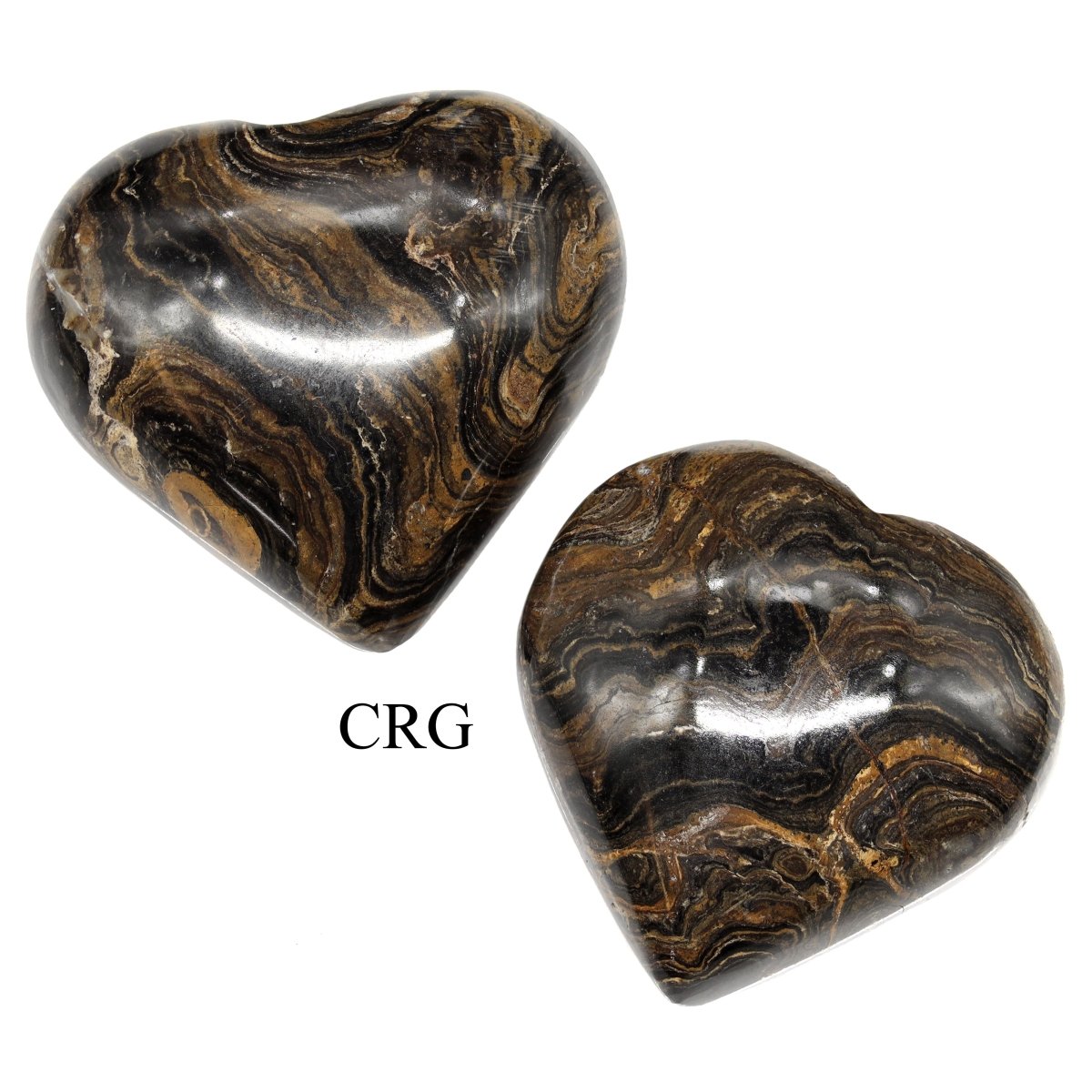 Stromatolite Puffy Heart 30 mm (1 piece)