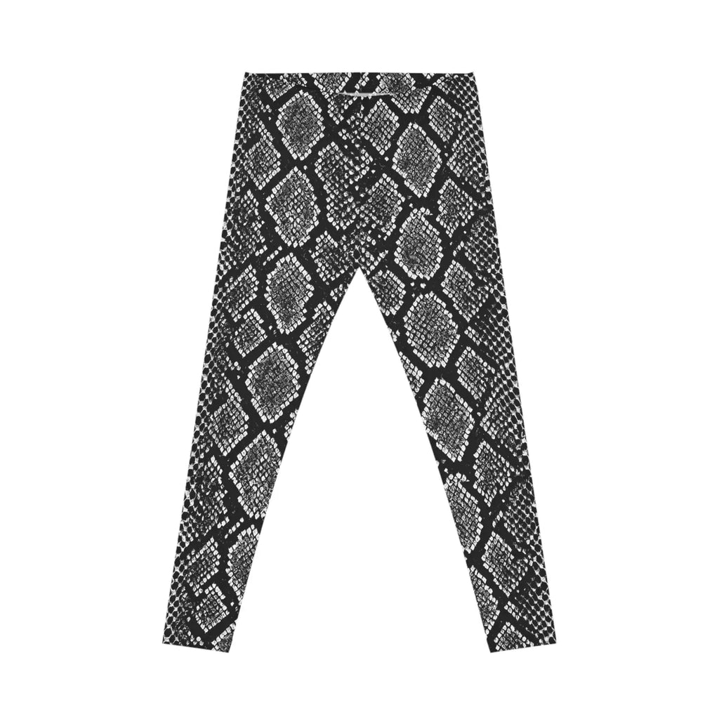 Snake Print Casual Fashion Leggings – Gym Outfits - Dipaliz