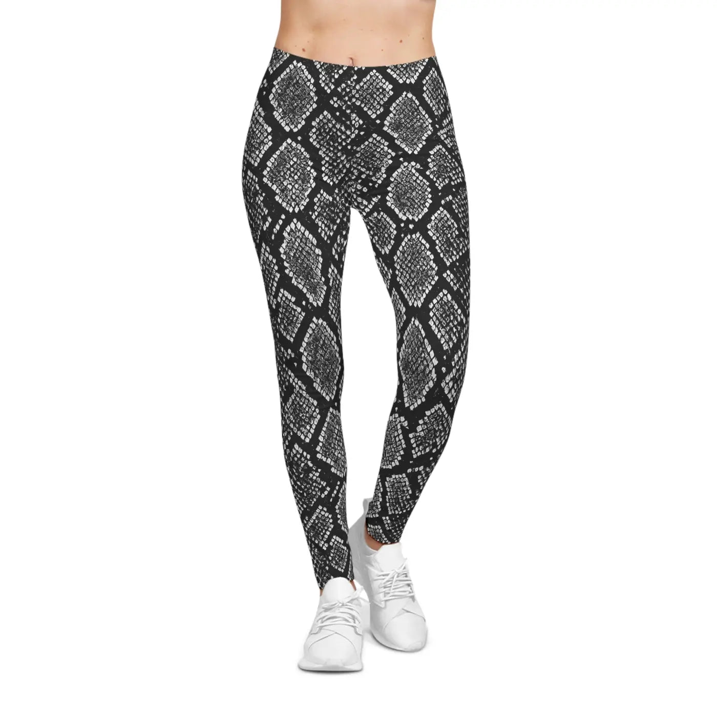 Snake Print Casual Fashion Leggings – Gym Outfits - Dipaliz