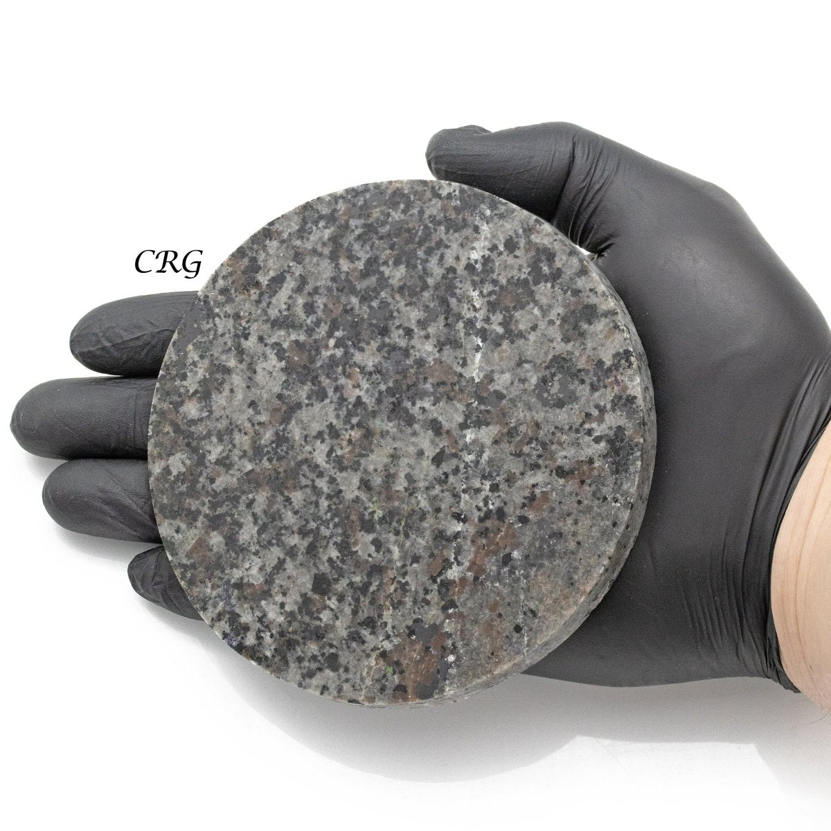 Syenite Disc Slab Coaster (4.5in)