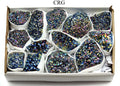 Titanium Aura Amethyst Small Flat (Size 1 to 4 Inches) Bulk Wholesale Lot Crystals Minerals