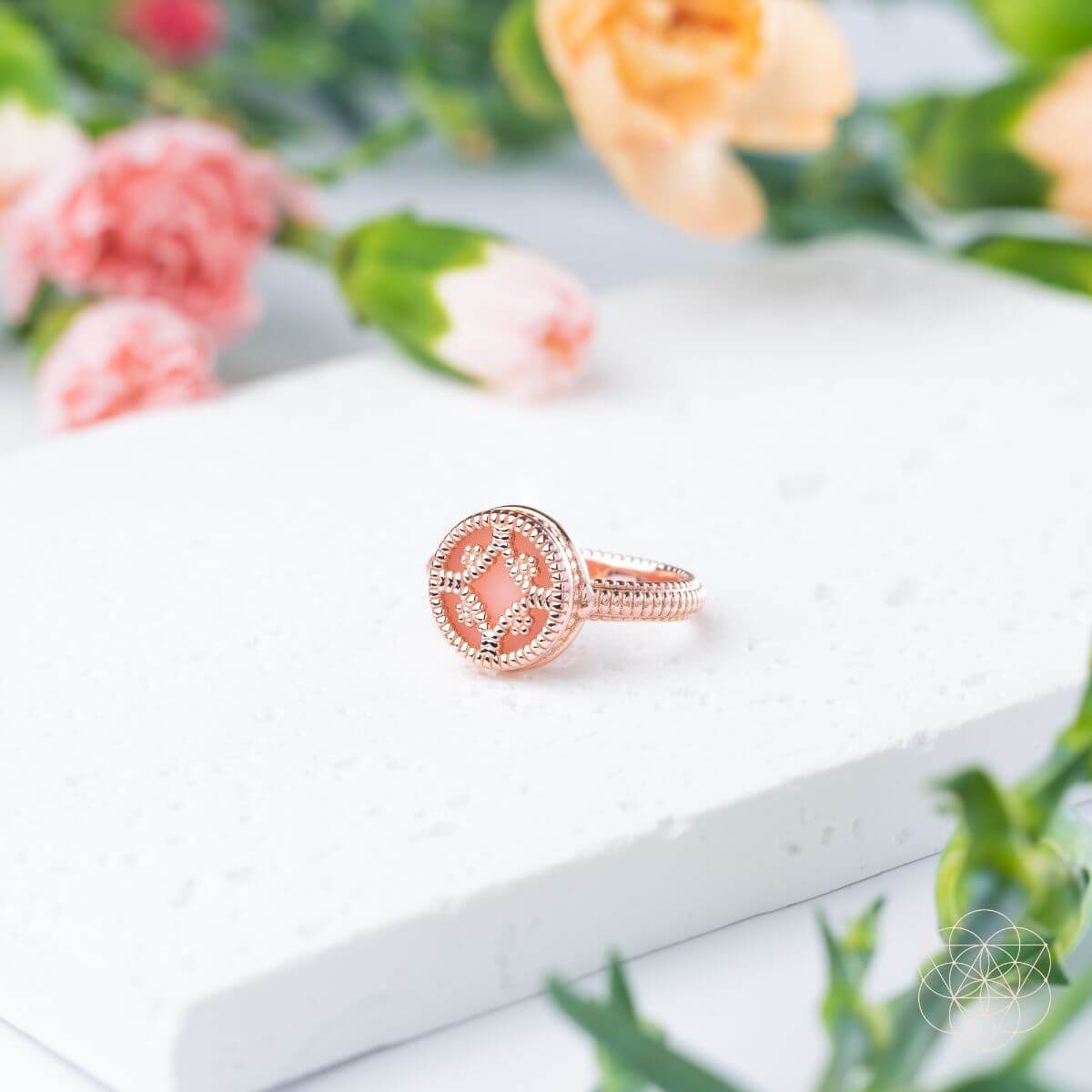Totem of Abundance: Mayan Lamat Silver Ring of Miracles