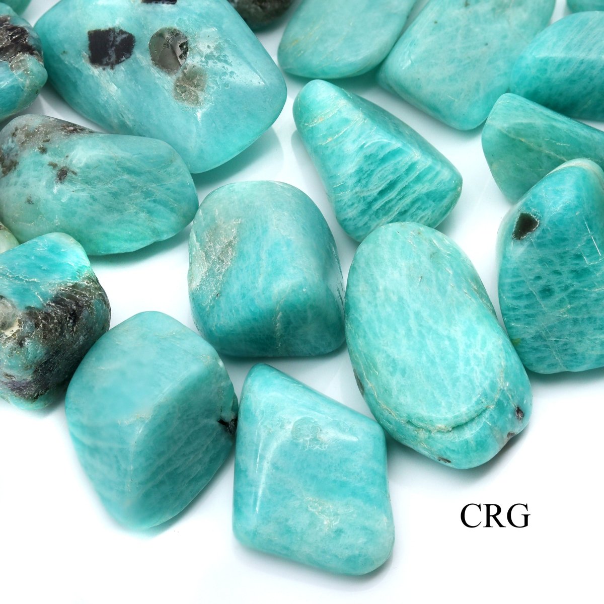 Tumbled Amazonite from Madagascar - 1"-2" - 1 LB. LOT