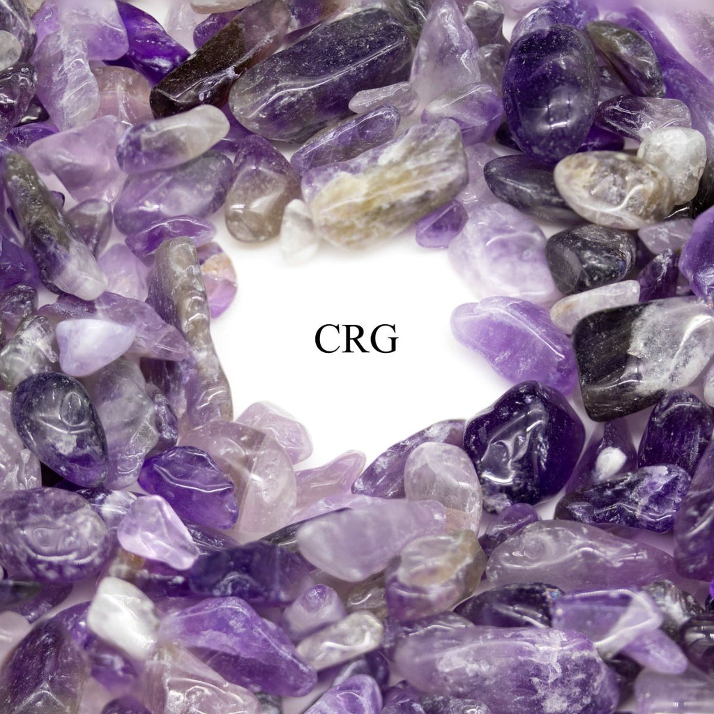 Tumbled Amethyst Confetti Chips / 4-7mm AVG - 1 KILO LOT