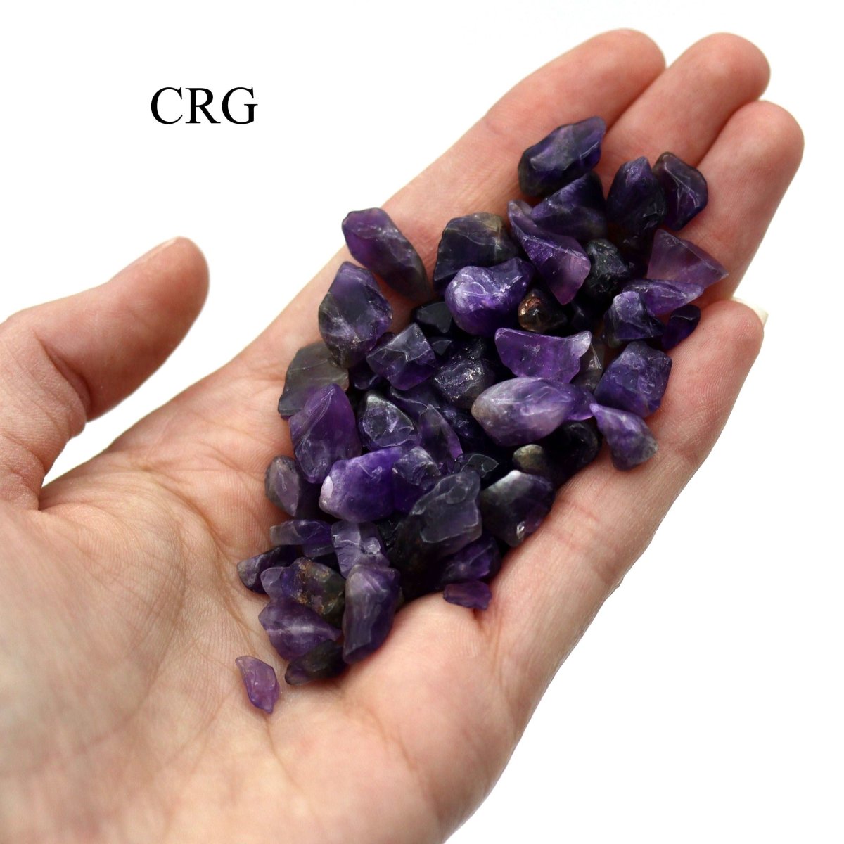Tumbled Dark Amethyst Confetti Chips / 4-7mm AVG - 1 KILO LOT
