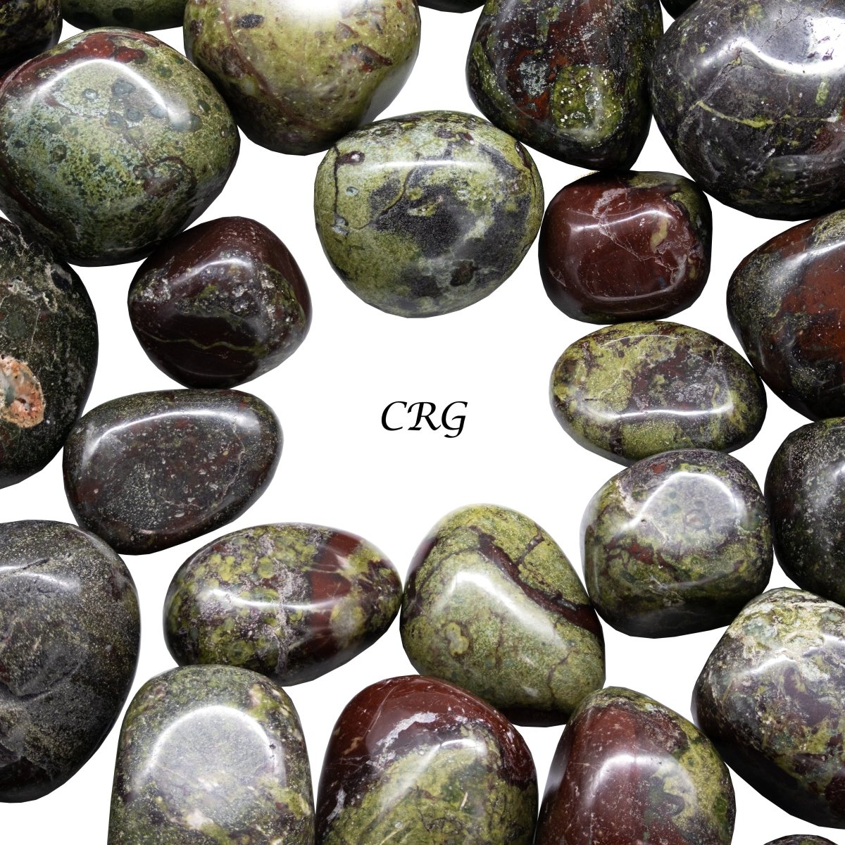 Tumbled Dragon Blood Jasper / 20-50mm AVG - 1 KILO LOT