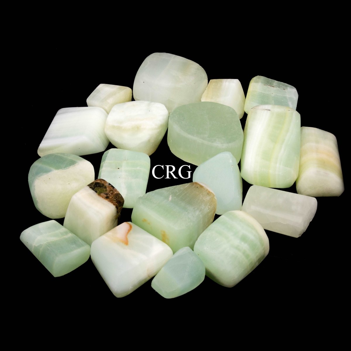 Tumbled Extra Quality Caribbean Calcite / 1-2" AVG - 1 KILO LOT