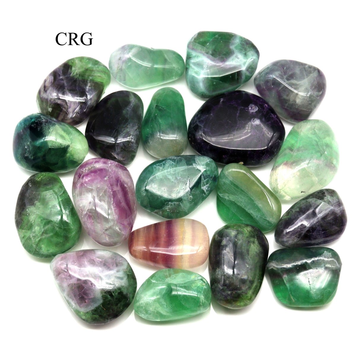 Tumbled Fluorite Gallets / 45-60mm AVG - 1 KILO LOT