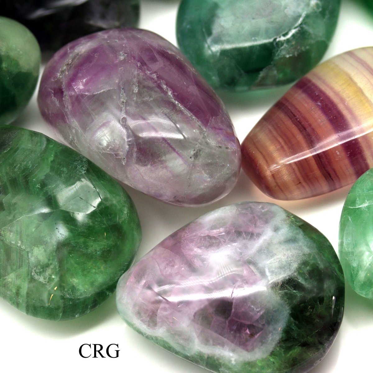 Tumbled Fluorite Gallets / 45-60mm AVG - 1 KILO LOT