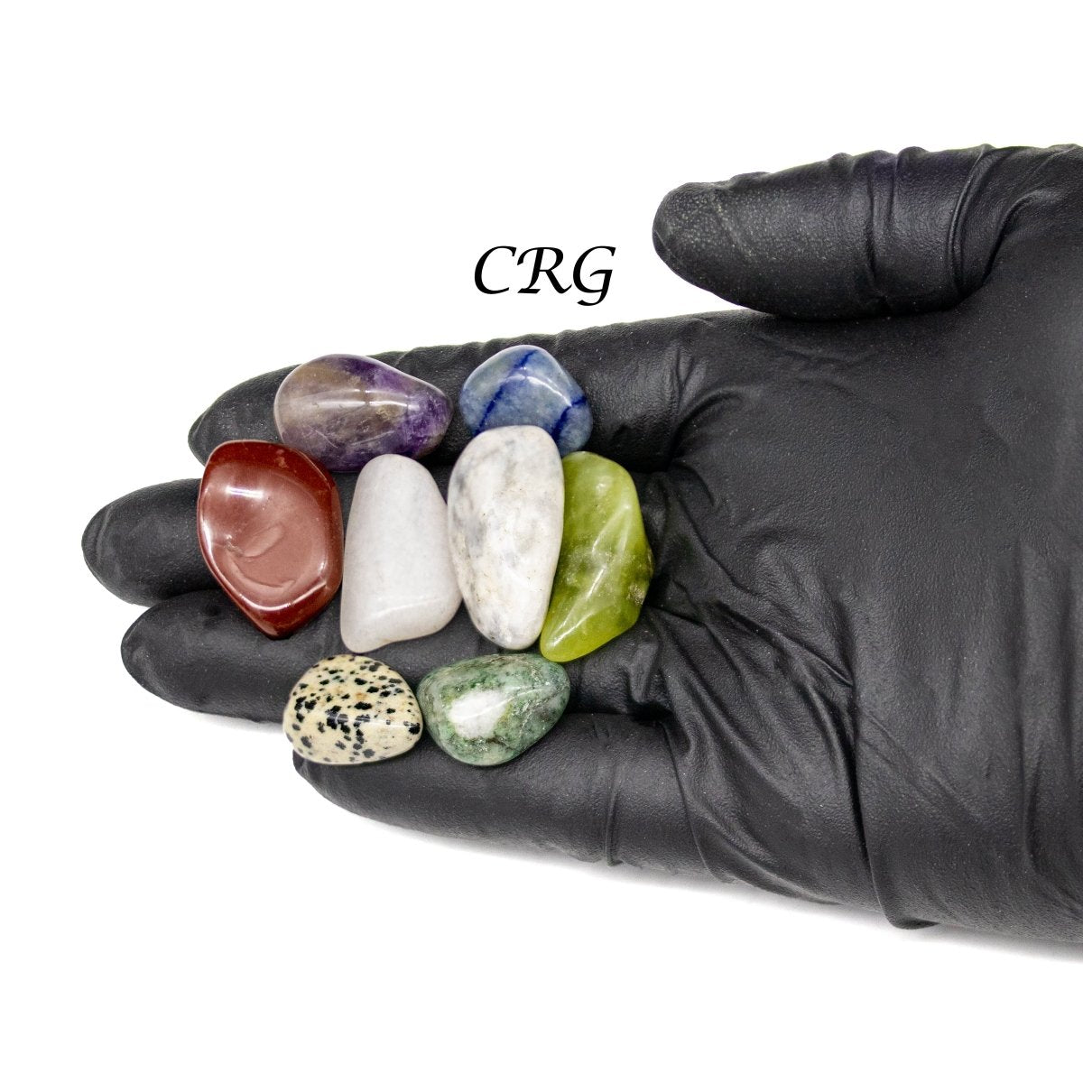 Tumbled Small A88 Gemstone Mix / 0.5" AVG - 1 LB. LOT