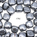 Tumbled Hematite / 1-2" AVG - 1 KILO LOT