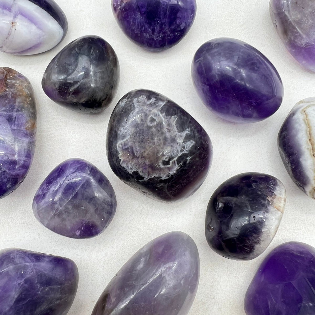 Tumbled Multicolor Amethyst / 20-40mm AVG - 1 KILO LOT