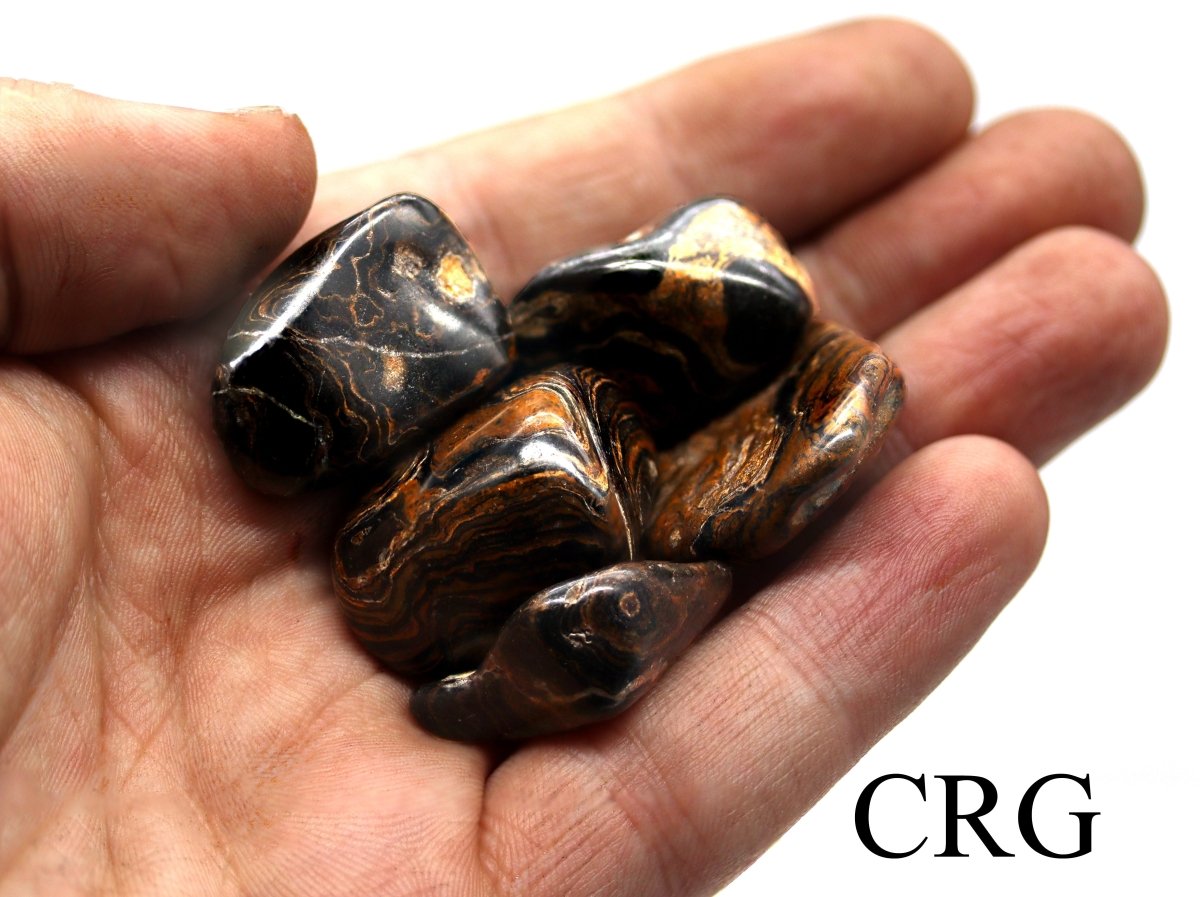 Tumbled Stromatolite (20-35 mm) (1 Kilogram) Tumbled Crystal Wholesale