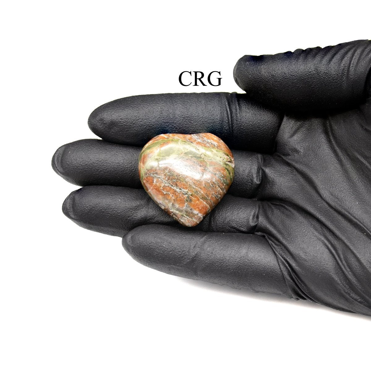Unakite Puffy Hearts (5 Pieces) Size 1 to 2 Inches Small Polished Gemstone Shapes