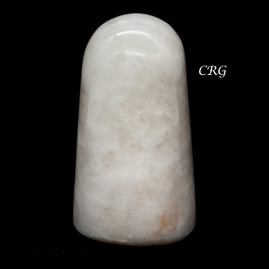 White Agate Freeform Boulder (3-5 in) Polished Gemstone Sculpture (1 pc)