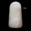 White Agate Freeform Boulder (3-5 in) Polished Gemstone Sculpture (1 pc)