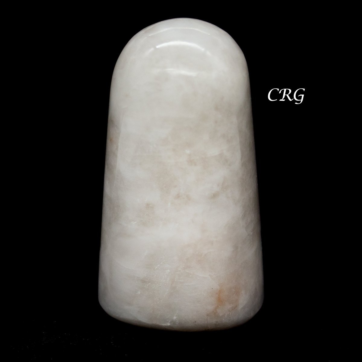 White Agate Freeform Boulder (3-5 in) Polished Gemstone Sculpture (1 pc)