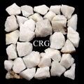 White Agate Raw Rock – Rough Crystal Stones 25–40mm, Bulk Wholesale Minerals for Craft & Decor