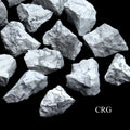 White Howlite Rough Pieces (Size 0.5 To 1.5 Inches)