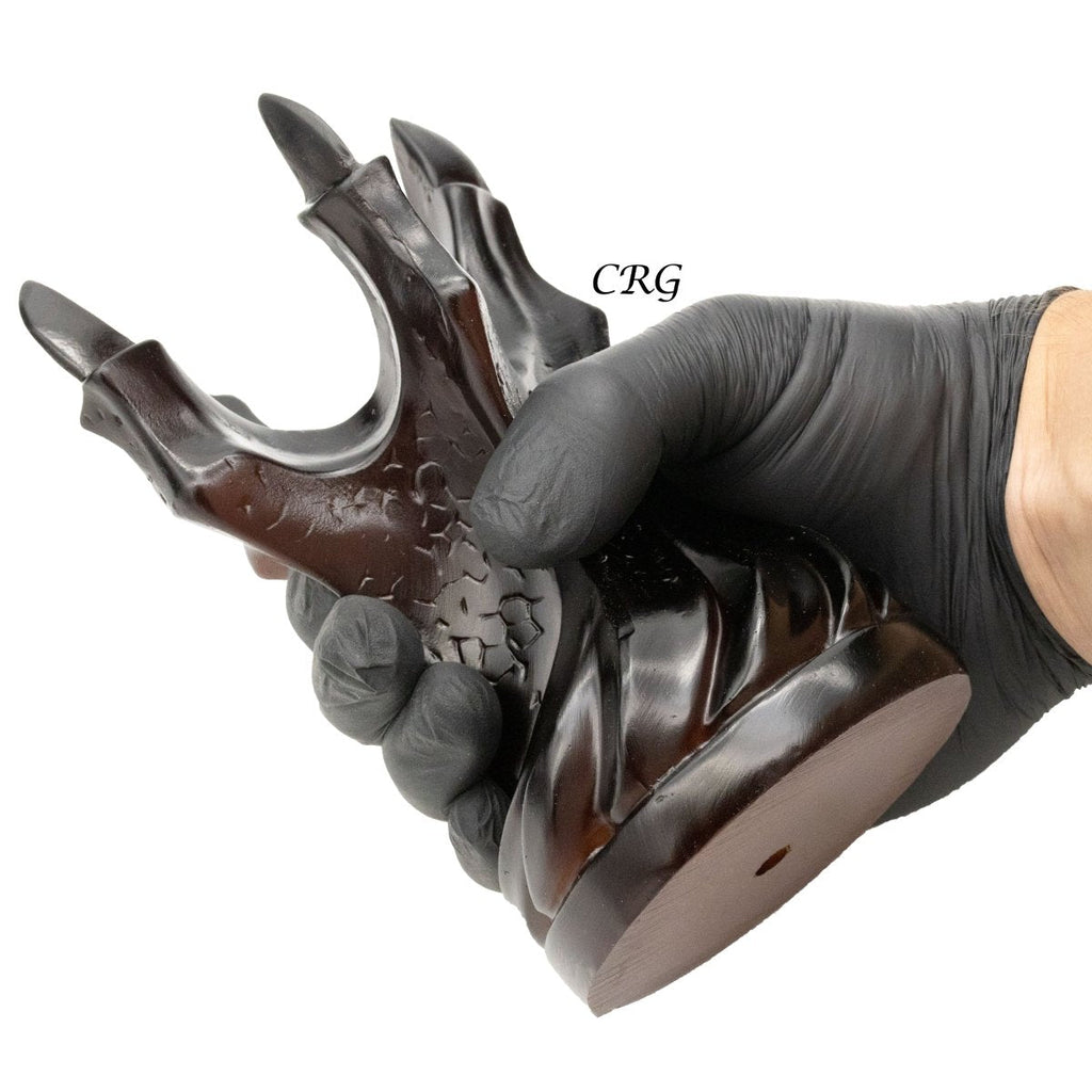 Wooden Claw Sphere Holder Display (1 Piece) Size 5 Inches Home Decor Stand