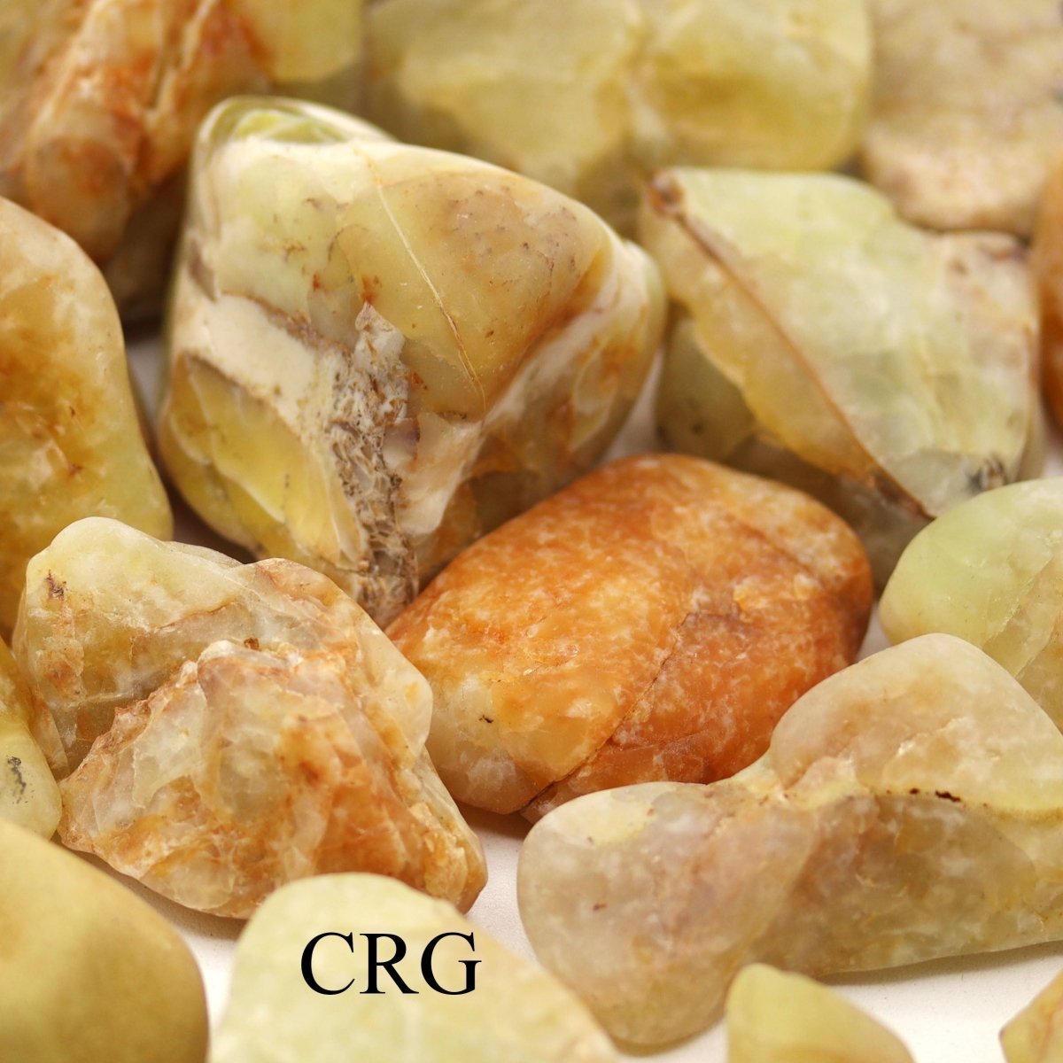 Yellow Opal Rough Rock (8 Ounces) Size 0.5 to 2 Inches Crystal Gemstone Minerals
